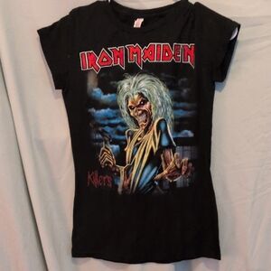 Alstyle Kids Black Iron Maiden T-Shirt